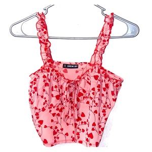 Hearts Crop Top